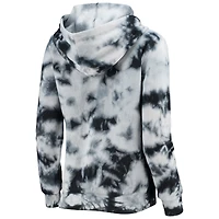 Chandail à capuchon en molleton Tie-Dye Fleece Tampa Bay Buccaneers noir New Era pour femme