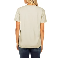 T-shirt de repêchage New Era Tampa Bay Buccaneers 2023 NFL crème pour femme