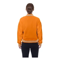 Veste polaire rétro orange New Era Tampa Bay Buccaneers pour femme