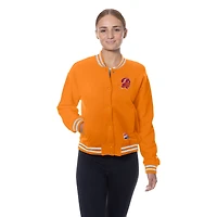 Veste polaire rétro orange New Era Tampa Bay Buccaneers pour femme