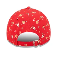 Women's New Era Red Tampa Bay Buccaneers  Floral 9TWENTY Adjustable Hat