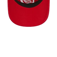 Casquette réglable rouge Tampa Bay Buccaneers Leaves 9TWENTY New Era pour femme