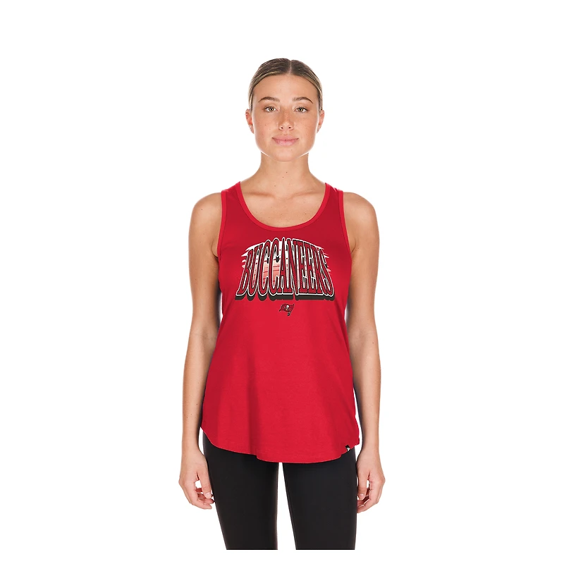 Women's New Era  Red Tampa Bay Buccaneers Summer Tank Top