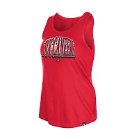 Women's New Era  Red Tampa Bay Buccaneers Summer Tank Top