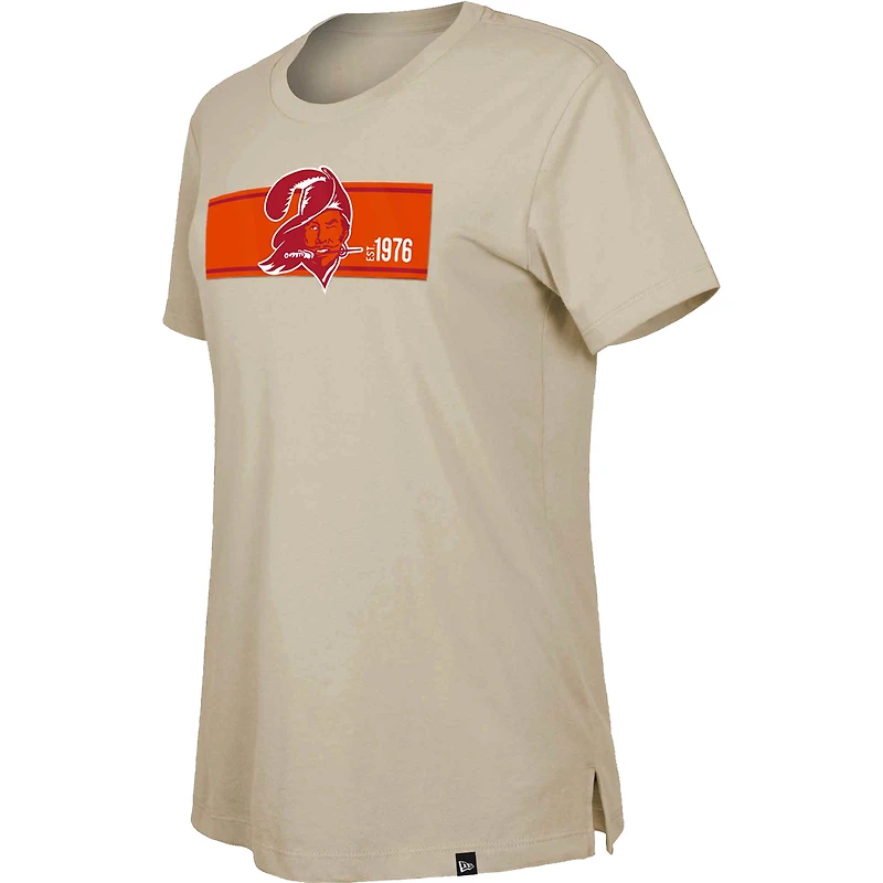 T-shirt historique du troisième essai des Buccaneers de Tampa Bay New Era pour femmes