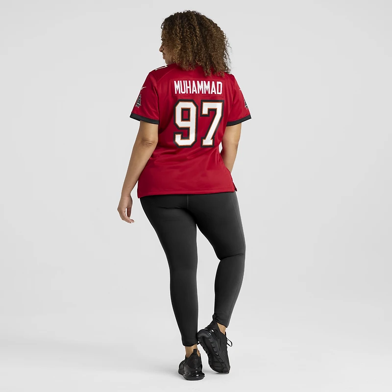 Women's Nike Al-Quadin Muhammad Red Tampa Bay Buccaneers Team Game Jersey