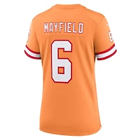Women's Nike Baker Mayfield Orange Tampa Bay Buccaneers Throwback Game Jersey