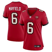 Women's Nike Baker Mayfield Red Tampa Bay Buccaneers 50th Season Team Game Jersey