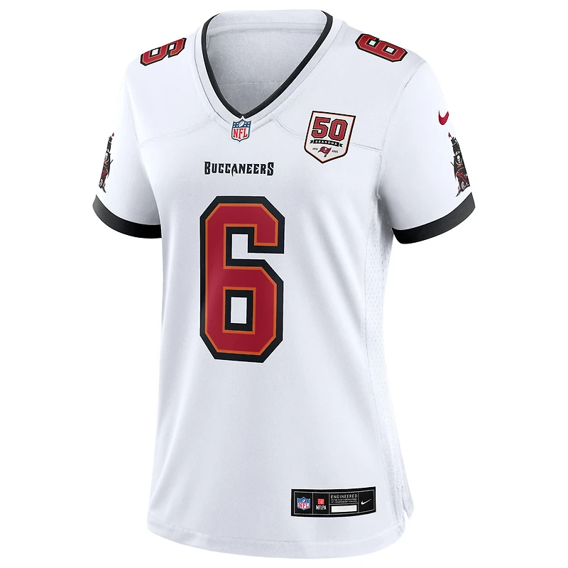 Women's Nike Baker Mayfield White Tampa Bay Buccaneers 50th Season Game Jersey