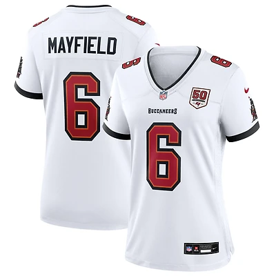 Women's Nike Baker Mayfield White Tampa Bay Buccaneers 50th Season Game Jersey