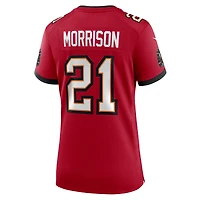 Maillot Nike Benjamin Morrison rouge des Buccaneers de Tampa Bay pour femme