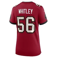 Maillot de match Nike Benton Whitley rouge des Buccaneers Tampa Bay pour femmes