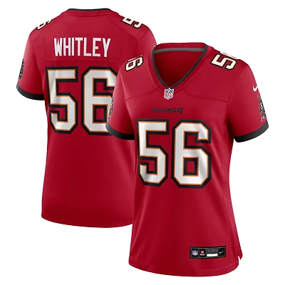 Maillot de match Nike Benton Whitley rouge des Buccaneers Tampa Bay pour femmes