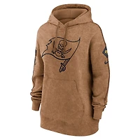 Sweat à capuche Nike marron Tampa Bay Buccaneers 2023 Salute To Service pour femme
