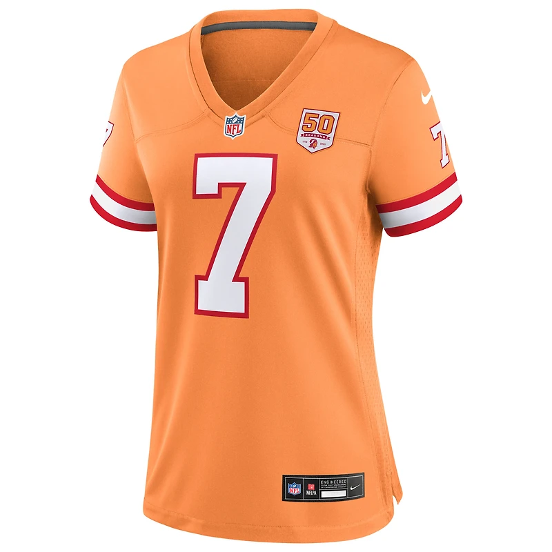 Women's Nike Bucky Irving Creamsicle Tampa Bay Buccaneers 50th Season Game Jersey