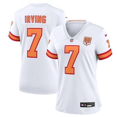 Women's Nike Bucky Irving White '76 Tampa Bay Buccaneers 50th Season Game Jersey