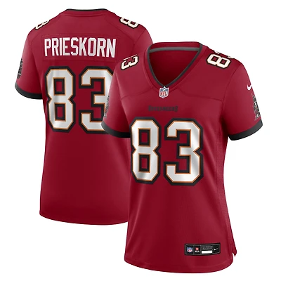 Women's Nike Caden Prieskorn  Red Tampa Bay Buccaneers Team Game Jersey