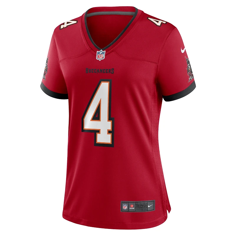 Maillot Nike Chase McLaughlin pour femme, joueur de match des Tampa Bay Buccaneers, rouge