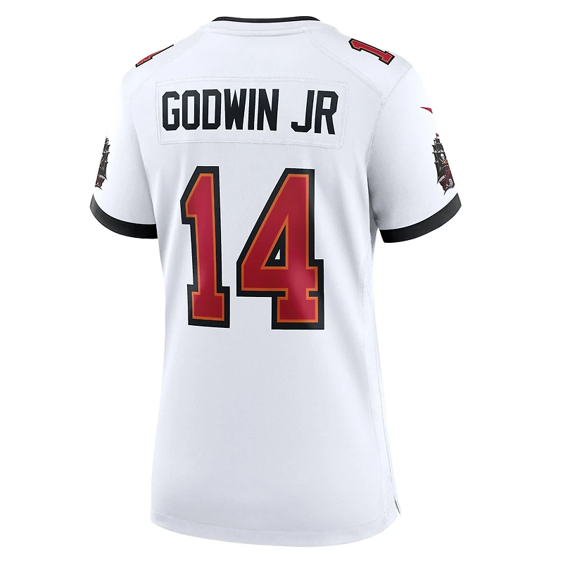Maillot Nike Chris Godwin Jr. pour femme, blanc, 50e saison des Tampa Bay Buccaneers