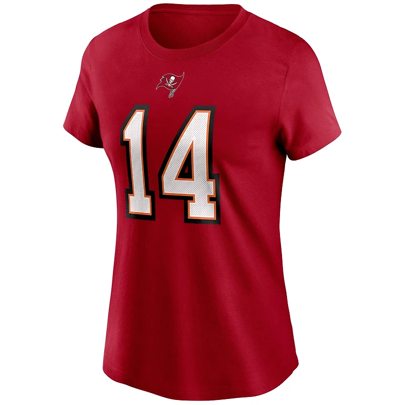 Women's Nike Chris Godwin Red Tampa Bay Buccaneers Name & Number T-Shirt