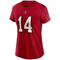 Women's Nike Chris Godwin Red Tampa Bay Buccaneers Name & Number T-Shirt
