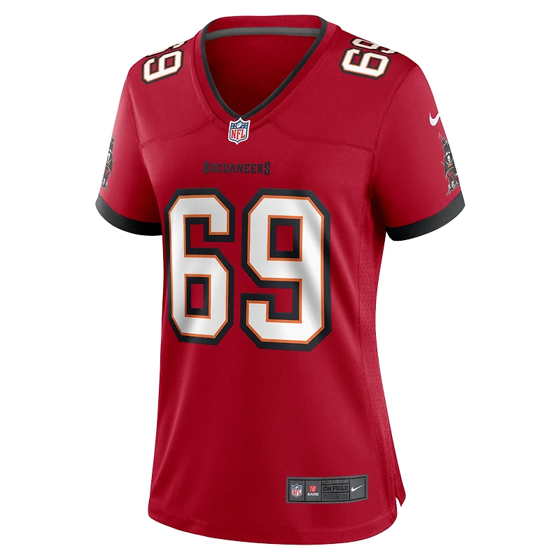 Women's Nike Cody Mauch Red Tampa Bay Buccaneers Game Jersey