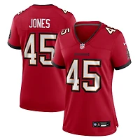 Women's Nike Deion Jones  Red Tampa Bay Buccaneers Team Game Jersey