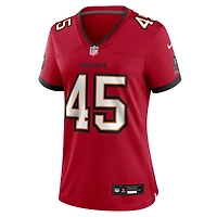 Maillot Nike Deion Jones rouge des Buccaneers de Tampa Bay pour femme