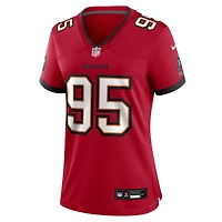Maillot Nike Elijah Roberts rouge pour femme des Tampa Bay Buccaneers