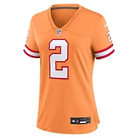 Maillot Nike Emeka Egbuka Creamsicle pour femme, 2e match alternatif des Buccaneers de Tampa Bay
