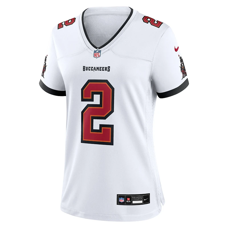 Maillot de match Nike Emeka Egbuka pour femme, blanc, Tampa Bay Buccaneers