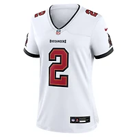 Maillot de match Nike Emeka Egbuka pour femme, blanc, Tampa Bay Buccaneers