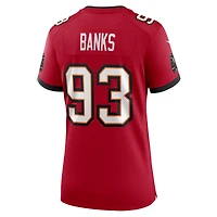 Women's Nike Eric Banks  Red Tampa Bay Buccaneers Game Jersey