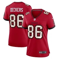 Women's Nike Evan Deckers  Red Tampa Bay Buccaneers Team Game Jersey