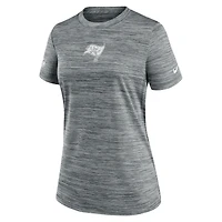 Women's Nike Gray Tampa Bay Buccaneers Sideline Velocity Dri-FIT T-Shirt