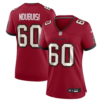 Maillot de match Nike Haggai Ndubuisi rouge des Buccaneers Tampa Bay pour femmes