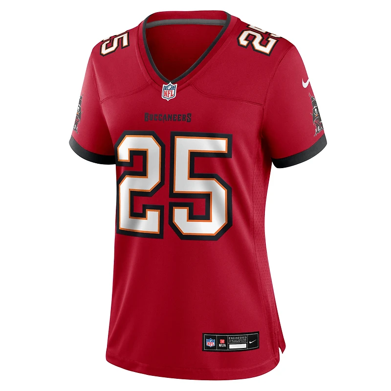 Women's Nike Jacob Parrish  Red Tampa Bay Buccaneers Team Game Jersey