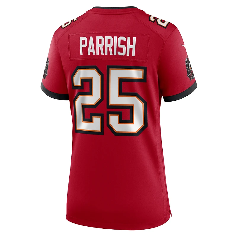 Women's Nike Jacob Parrish Red Tampa Bay Buccaneers Team Game Jersey
