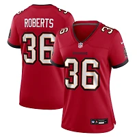 Maillot Nike JJ Roberts rouge de l'équipe des Tampa Bay Buccaneers pour femme