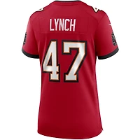 Women's Nike John Lynch Red Tampa Bay Buccaneers Game Retired Player Jersey