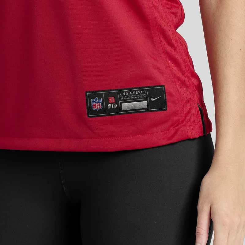 Maillot de match Nike rouge Tampa Bay Buccaneers pour femme