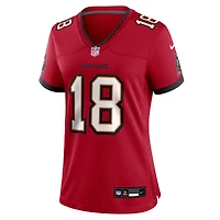Maillot Nike Josh Williams rouge des Tampa Bay Buccaneers pour femme