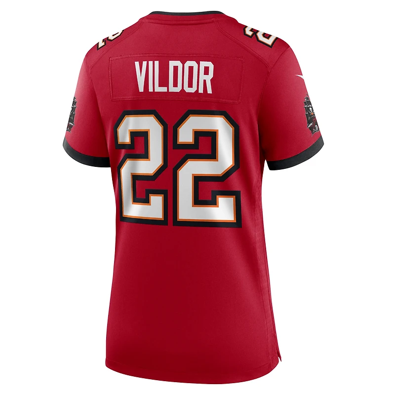 Women's Nike Kindle Vildor  Red Tampa Bay Buccaneers Team Game Jersey
