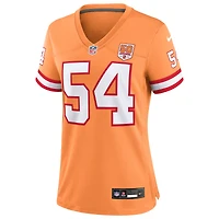 Maillot Nike Lavonte David Creamsicle pour femme, 50e saison des Buccaneers de Tampa Bay