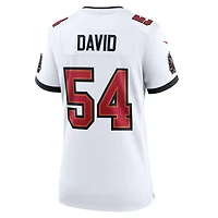 Maillot Nike Lavonte David White pour femme, 50e anniversaire des Tampa Bay Buccaneers, blanc