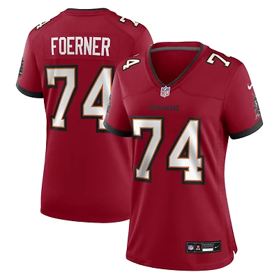 Maillot de match Nike Marshall Foerner rouge des Buccaneers Tampa Bay pour femmes