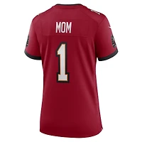 Women's Nike Number 1 Mom Red Tampa Bay Buccaneers Game Jersey