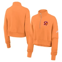Women's Nike Orange Tampa Bay Buccaneers Rewind Phoenix Half-Zip Sweatshirt