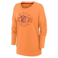 Sweat-shirt à enfiler Nike Orange Tampa Bay Buccaneers Rewind Playback Icon Performance pour femme
