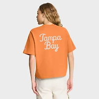 T-shirt Nike orange Tampa Bay Buccaneers Rewind pour femme